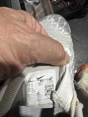 - Nike Mamba Rage Pure Platinum Size 12 Perfect Condition - Thumbnail 6