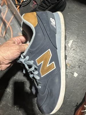 Men New Balance 574 Navy Blue ML574CNE Size 13 - Thumbnail 2