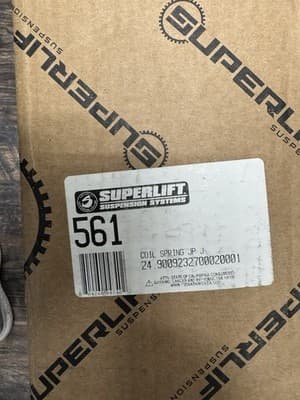 (QTY 2) Superlift Suspension 561 Rear Coil Springs for 2007-17 Jeep Wrangler - Image 1