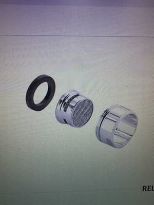 paffoni 28x1 aerator zaer003gf gold 4 units - Thumbnail 3