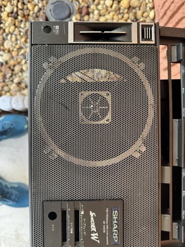 Front Cover Sharp GF-818 GF-515 GF -888 Parts Cassette Boombox - Thumbnail 6