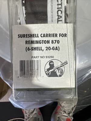 Mesa SureShell 6-Shell Side Saddle w/ Rail Fits Remington 870 , 20 Gauge New - Thumbnail 3
