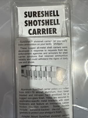 Mesa SureShell 6-Shell Side Saddle w/ Rail Fits Remington 870 , 20 Gauge New - Thumbnail 4