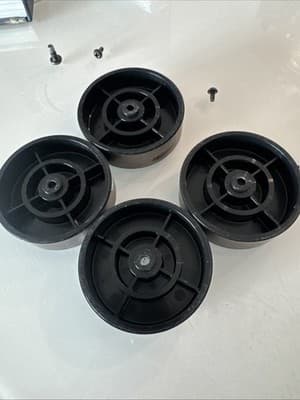 Set of 4 SONY TC-line Stereo Cassette Deck BOTTOM FEET - Thumbnail 3