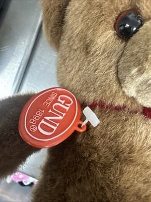 New with Tags Gund Karitas Tender Teddy Bear Style 2123 1990 1983 Korea - Thumbnail 3