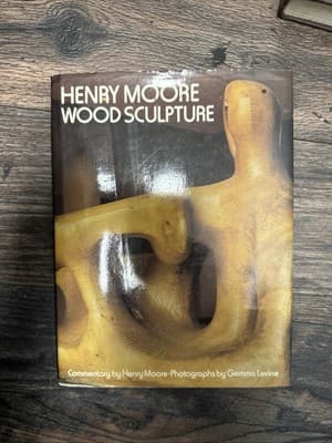 . Henry Moore. Wood Sculpture 1983 - Image 1
