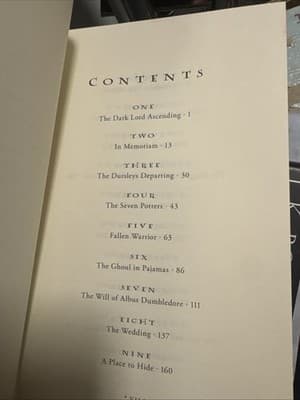 Harry Potter and the Deathly Hallows by J. K. Rowling (2007, HC/DJ) 1st Print - Thumbnail 4