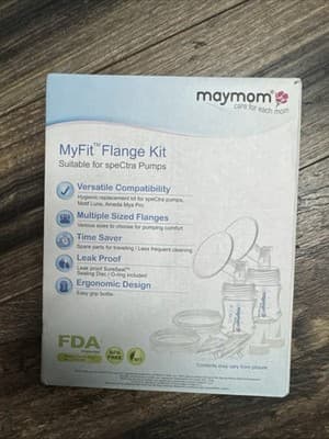 Maymom MyFit Flange Kit Compatible w/SpeCtra Pumps Leak Proof 24mm New - Image 1