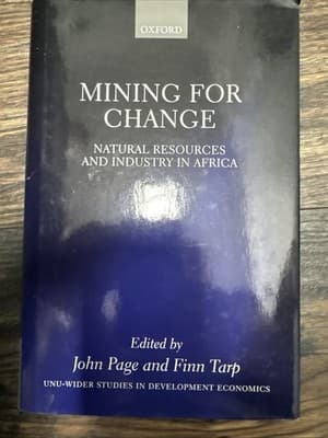 Mining for Change : Natural Resources and Industry in Africa, Hardcover by Pa... - Image 1