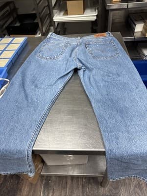 Levis 501 Womens Jeans Tag 28x26 - Thumbnail 2