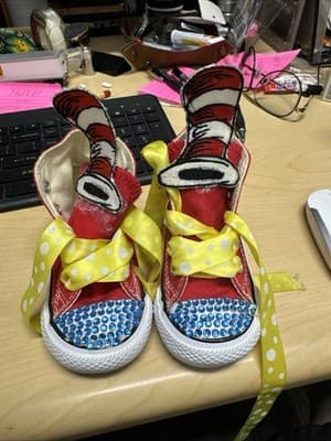 NEW Converse Boutique Custom One If A Kind Size 5 - Image 1