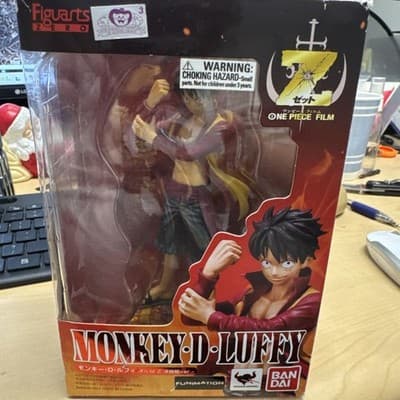 Bandai Figuarts ZERO Monkey D. Luffy Figure One Piece Film Z Stand Included New - Image 1