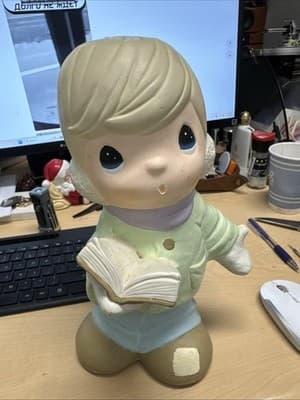 Precious Moments Large Boy Figurine 12” , Universal Studio Numbered 2730 - Image 1