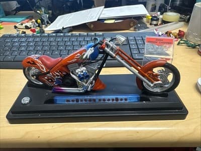 Monster Chopper By Boley 2004 Light And Sound Edition Toy Motorcycle Chopper... - Thumbnail 2