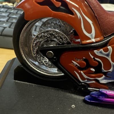Monster Chopper By Boley 2004 Light And Sound Edition Toy Motorcycle Chopper... - Thumbnail 5