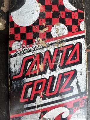 Santa Cruz Steve Olson Deck – Vintage Checkerboard Cruz Graphic - Thumbnail 3