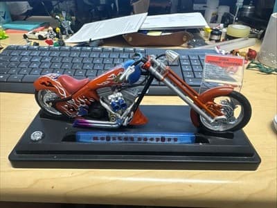 Monster Chopper By Boley 2004 Light And Sound Edition Toy Motorcycle Chopper... - Image 1