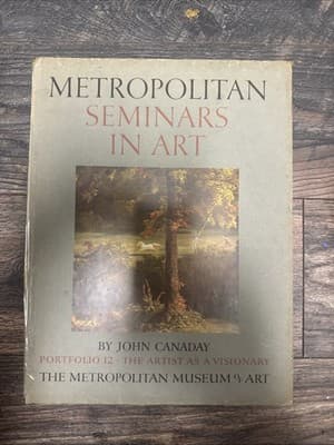 Metropolitan Seminars in Art Portfolio 12 Artist as a Visionary Hardcover 1959 - Image 1