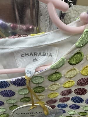 CHARABIA Beautiful design Girl Dress Size 8a - Thumbnail 3