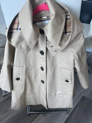 Burberry Kids Mayfair Trench Coat For Girls Size 4a - Image 1