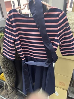 Polo Ralph Lauren Girls' Polo Dress Navy Size 6x - Thumbnail 2