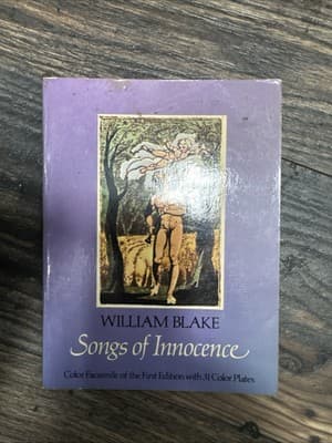 Blake, William SONGS OF INNOCENCE --Color Facsimile - 31 color plate - Image 1