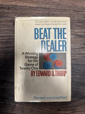 Beat The Dealer By Edward O. Thorp, 1966 Revised and Simplified BLACK JACK 21 - Image 1