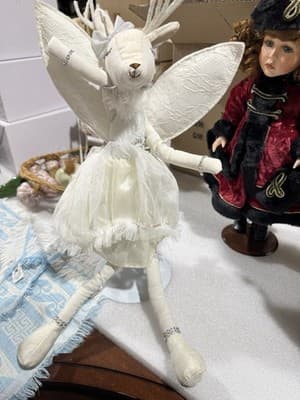 Vintage Dolls Collection With Stands - Thumbnail 7