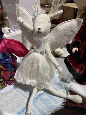 Vintage Dolls Collection With Stands - Thumbnail 8