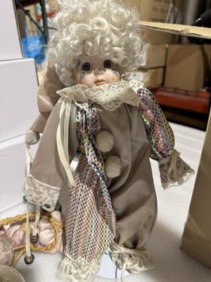Vintage Dolls Collection With Stands - Thumbnail 4