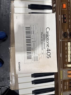 Casio Casiotone 405 Vintage Synthesizer Perfect Condition - Thumbnail 5