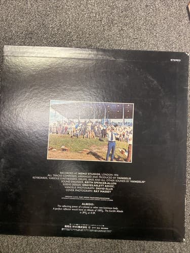 VANGELIS ALBEDO 0.39 RCA RVP-6156 Japan VINYL LP - Thumbnail 2
