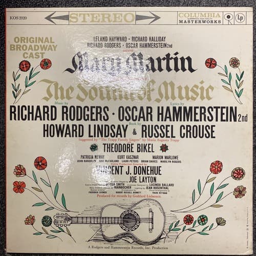 Mary Martin ‎– The Sound Of Music (Original Broadway Cast) - Janan press mint - Image 1