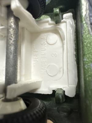 Tootsietoy Army Green Metal Body Willys Jeep USA 453628 4'' L 1 3/4'' W Rare Vtg - Thumbnail 7