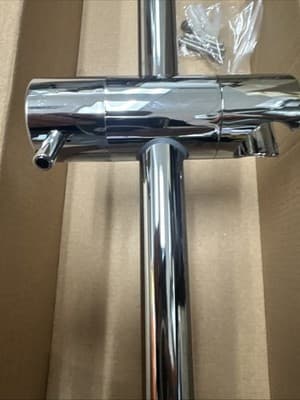 Zucchetti Slide Bar for Hand Showers, Chrome New Italy - Thumbnail 4