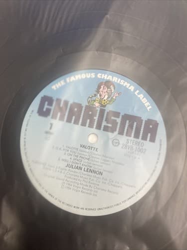 Julian Lennon - Valotte - Japan Vinyl w OBI Insert - 28VB-1002 - Thumbnail 3