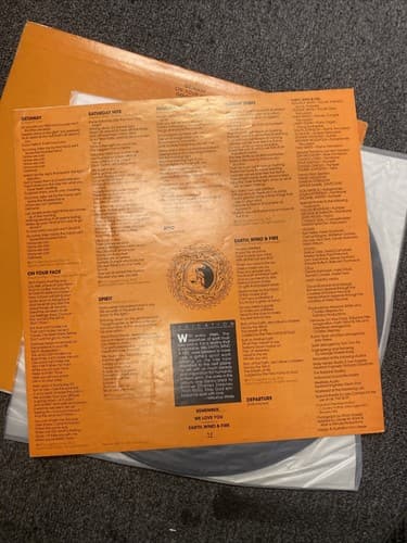 Vintage EARTH WIND & FIRE Spirit Sony LP Japan Vinyl mint - Thumbnail 4