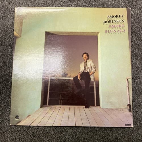 SMOKEY ROBINSON "SMOKE SIGNALS" 1986 VINYL LP - Image 1