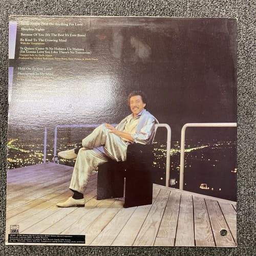 SMOKEY ROBINSON "SMOKE SIGNALS" 1986 VINYL LP - Thumbnail 2