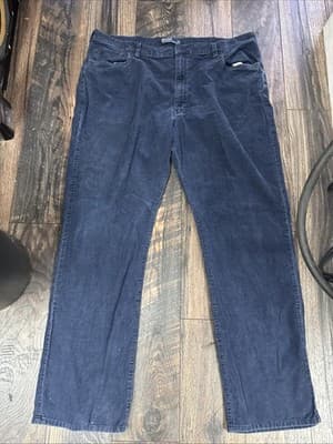 Polo Ralph Lauren Blue Corduroy Dungarees Straight Leg Regular Sz 42/33 - Image 1