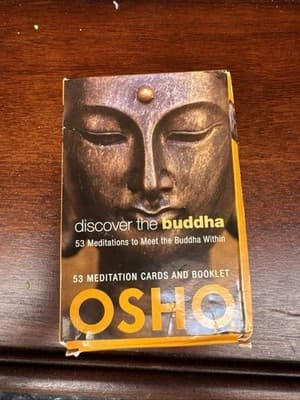 Osho Cards - Discover the Buddha: 53 Meditations to Meet the Buddha Within RARE - Image 1