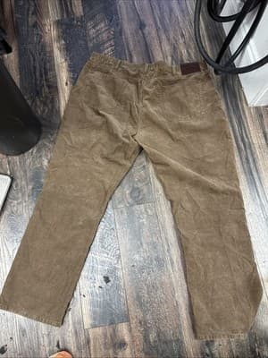 Polo Ralph Lauren Brown Corduroy Dungarees Straight Leg Regular Sz 42/30 - Thumbnail 4