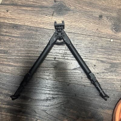 Barska Adjustable Picatinny/Weaver Style Steel Handguard Lightweight Rail Bipod - Thumbnail 2