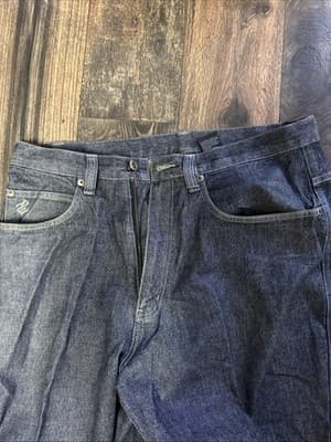 Vtg Y2K Rocawear Blue Denim Jeans All American Denim Size 36/34 - Thumbnail 4