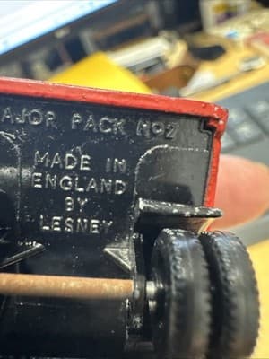 1960s LESNEY MATCHBOX MAJOR PACK #2 BEDFORD TRACTOR & YORK FREIGHTMASTER TRAILER - Thumbnail 5