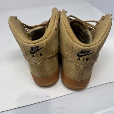 Nike Air Force 1 High Flax Brown 806403-200 Men's High Top Sneaker 9.5 - Thumbnail 4