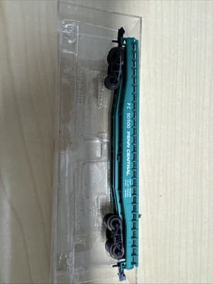 PENN CENTRAL 50' FLAT CAR # 17326 ~ N SCALE - Thumbnail 4