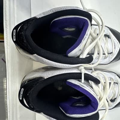 Men’s Size 10 Jordan B’Loyal White/court Black-Purple - Thumbnail 8