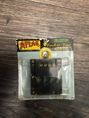 Vintage Atlas Custom Line 4-Switch Selector Panel #215-250 NOS - Image 1