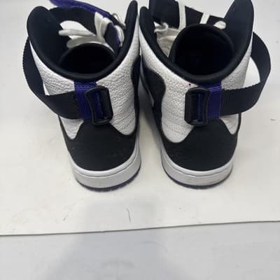 Nike Air Jordan 1 Retro High Purple White Black High-Top Athletic Sneakers 10 - Thumbnail 4